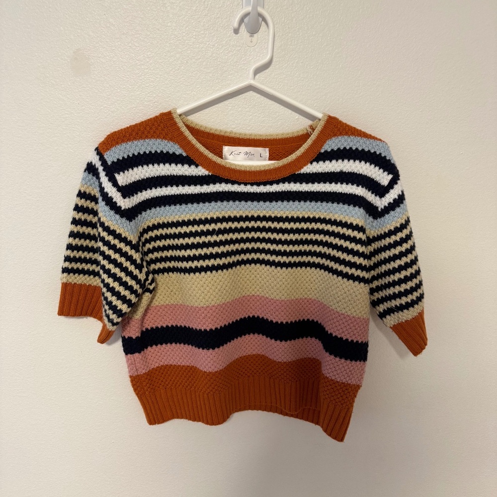 Preppy Cropped Sweater